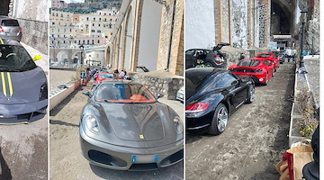 Ad Atrani in Supercar per un pranzo gourmet a "Le Palme" 