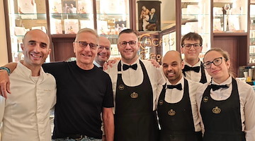 Amalfi, gelato alla Pasticceria Pansa per Paolo Bonolis: stasera protagonista a Minori con Gigi Marzullo