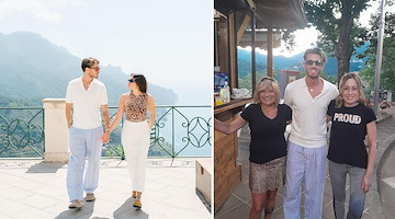 Brando Ephirikian e Raffaella Scuotto: week end da sogno tra Sorrento e Ravello / FOTO