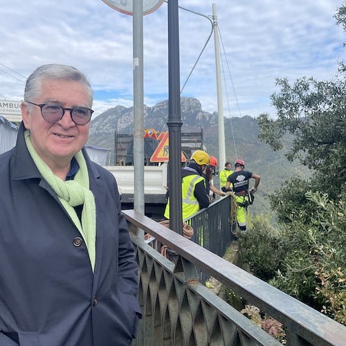 A Ravello iniziativa green in collaborazione con Legambiente e il supporto dei rocciatori di Cardine SRL /Foto