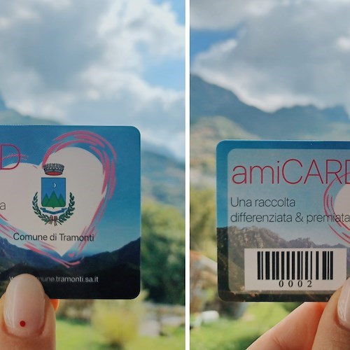 A Tramonti arriva l'AMI-card: buoni spesa o sgravi sulla TARI per i cittadini più virtuosi