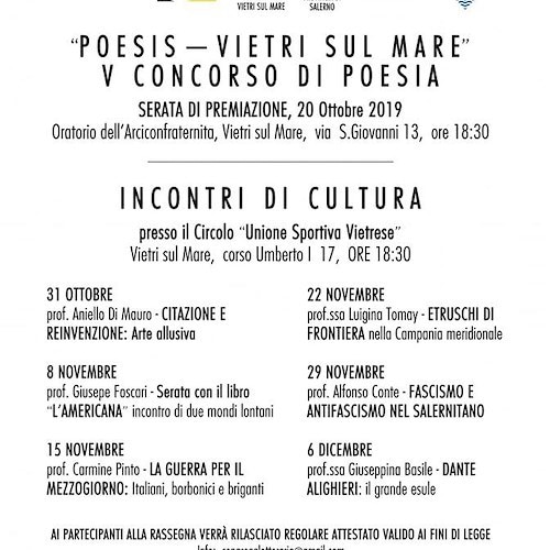 A Vietri sul Mare torna la "Congrega Letteraria", quest’anno la kermesse è in memoria del cofondatore Francesco Citarella