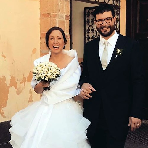 Alfonso Minutolo e Fiorella Fusco sposi. Ad Amalfi un matrimonio a "5 stelle"