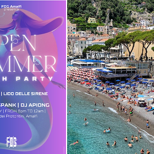 Amalfi, 25 giugno Forum dei Giovani organizza una festa in spiaggia per salutare l’estate