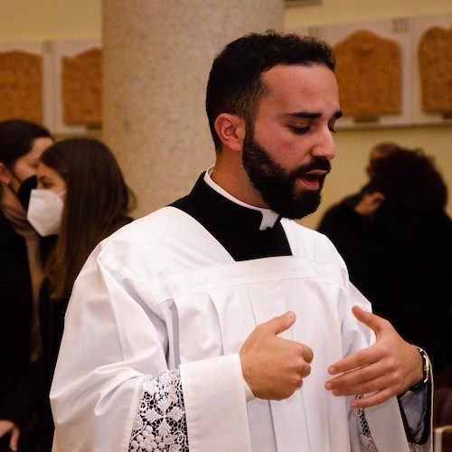 Amalfi, 8 ottobre il giovane Pasquale Avitabile sarà ordinato diacono