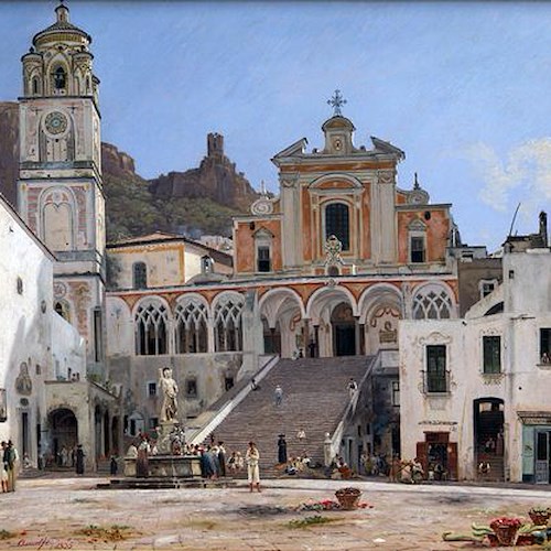 Duomo di Amalfi <br />&copy; Martinus Rørbye - 1835