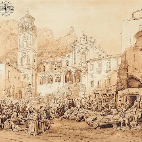 Duomo di Amalfi <br />&copy; Achille Vianelli - 1846