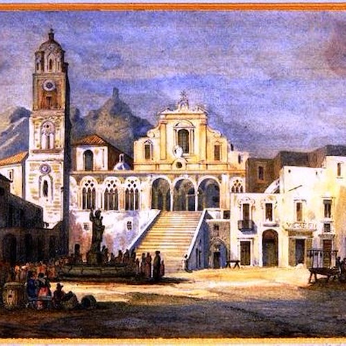 Duomo di Amalfi <br />&copy; Consalvo Carelli - metà '800