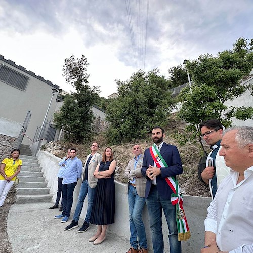 Amalfi, inaugurato il nuovo serbatoio di Tovere. Sindaco: «Risolviamo un disagio atavico»