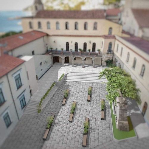 Amalfi: riqualificazione Piazza Municipio, approvato il progetto esecutivo per 1 milione e 61mila euro