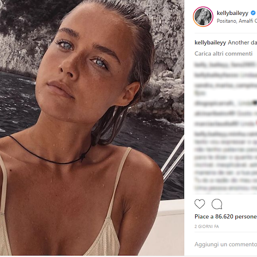 “Another day in paradise”, il soggiorno tra Amalfi e Positano dell’attrice portoghese Kelly Bailey