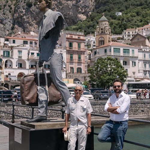 Bruno Catalano ad Amalfi per incontrare il "suo" Simone