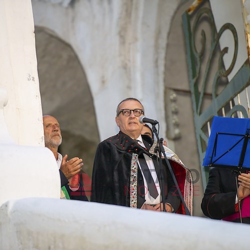 Capodanno Bizantino, il Magister Giulivo dedica il riconoscimento alla macchina della Protezione Civile