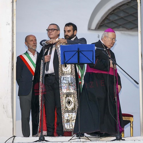 Capodanno Bizantino, il Magister Giulivo dedica il riconoscimento alla macchina della Protezione Civile