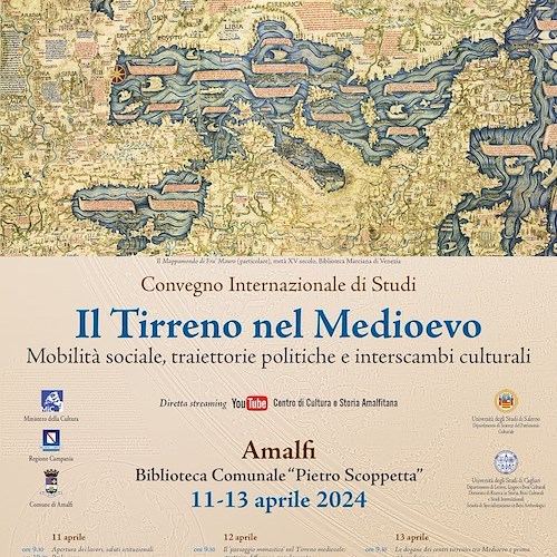 Centro di Cultura e Storia Amalfitana bandisce 5 borse di studio per studenti universitari e ricercatori