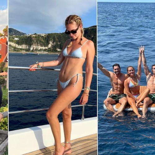 Chiara Ferragni si diverte a Ischia con la famiglia: «Presto saremo tra Positano e Amalfi»
