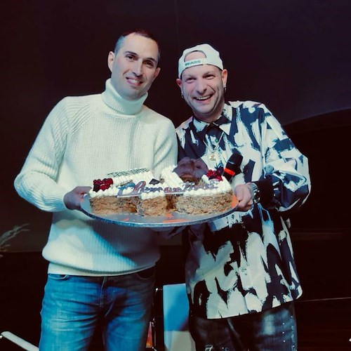 Clementino a Ravello, concerto e festa di compleanno con torta realizzata dalla Pasticceria Pansa