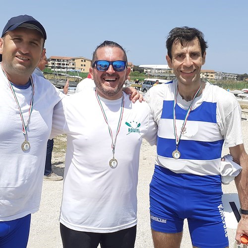 Coastal rowing, ASD Partenio Maiori sul podio alla gara interregionale di domenica. Prossima tappa Ravenna