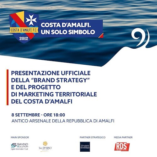 Costa D’Amalfi F.C., 8 settembre il Presidente Savino presenta la “brand strategy” e il progetto di marketing territoriale