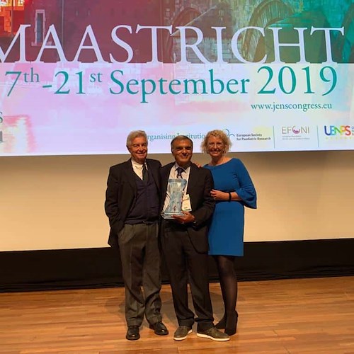 Da Amalfi a Maastricht: al neonatologo Giuseppe Buonocore premio internazionale alla carriera