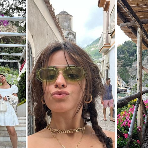 Dalla finale di Champions alla Costa d'Amalfi, tra Conca e Ravello c'è Camila Cabello