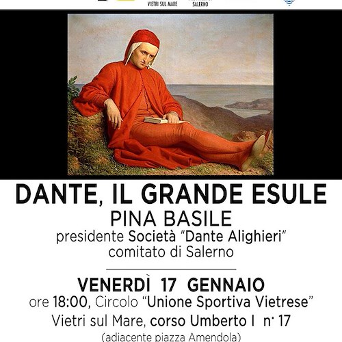 “Dante, il grande Esule”: a Vietri sul Mare la lectio magistralis di Pina Basile