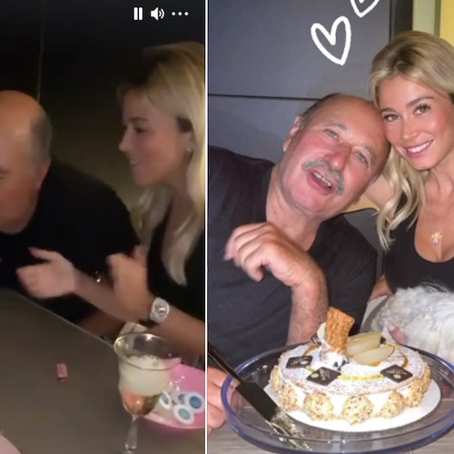 Diletta Leotta festeggia il compleanno del papà con la torta "Ricotta e pere" di Sal De Riso