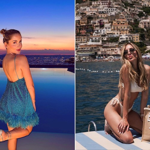 Elen Ellis in Costiera Amalfitana con Valentina Ferragni a Positano