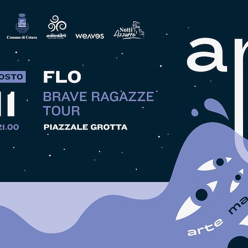 Finale di stagione l'11 agosto per "Ami Cetara" con Flo in concerto