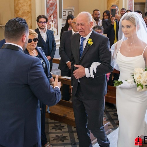 Fiori d'Arancio in Costiera Amalfitana per Antonio Matarazzo e la sua amata Karyna Bondar