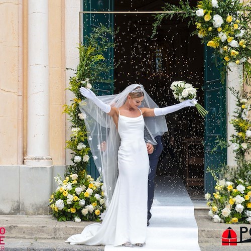 Fiori d'Arancio in Costiera Amalfitana per Antonio Matarazzo e la sua amata Karyna Bondar