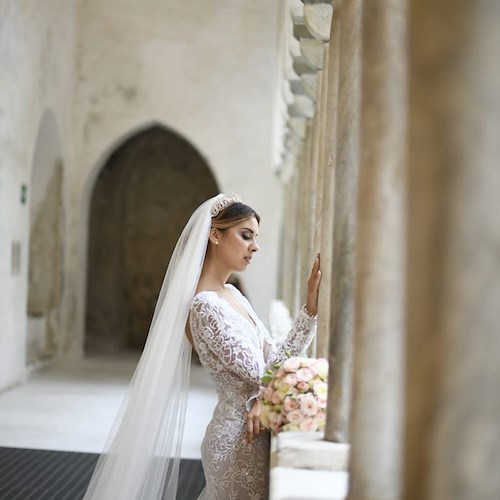 Fiori d'Arancio per Francesca Faratro e Ciro Contaldo nella Cattedrale di Sant'Andrea ad Amalfi