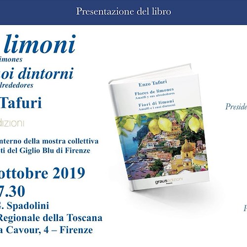 "Fiori di limoni": il poeta di Vietri sul Mare Enzo Tafuri presenta il suo libro a Firenze