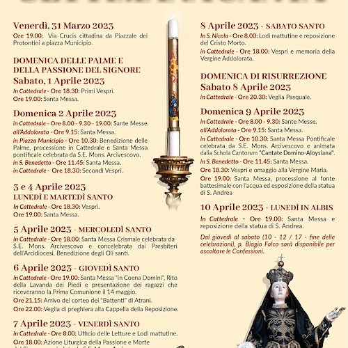 I riti della Settimana Santa ad Amalfi con i battenti e la processione del Cristo Morto /PROGRAMMA