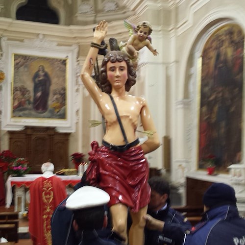 I Vigili Urbani della Costa d’Amalfi riuniti a Tramonti per celebrare San Sebastiano