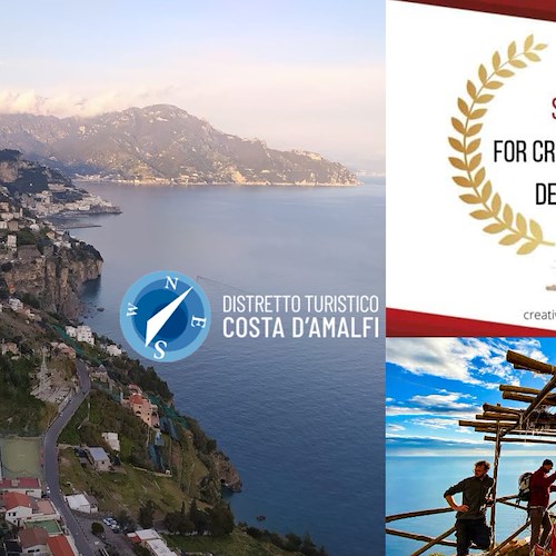 Il Distretto Turistico Costa D’Amalfi premiato per la "Miglior Strategia per lo Sviluppo del Turismo Creativo"