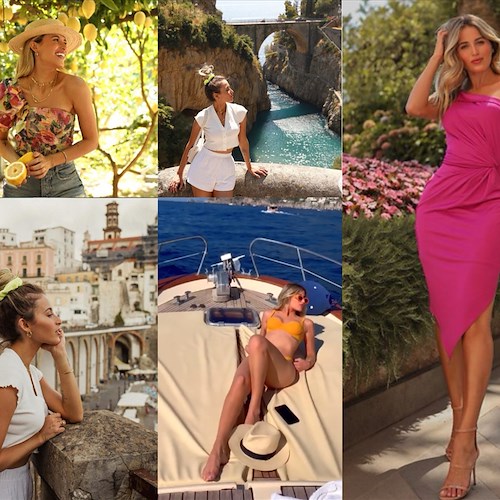 Il photobook della modella brasiliana Lorena Carvalho in Costa d’Amalfi