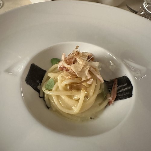 Spaghettone di Gragnano con salsa al limone<br />&copy; Maria Abate