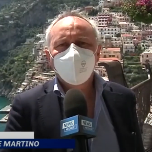 Il Tg5 al Santa Caterina di Amalfi per un resoconto sulla situazione turistica in Costiera /VIDEO