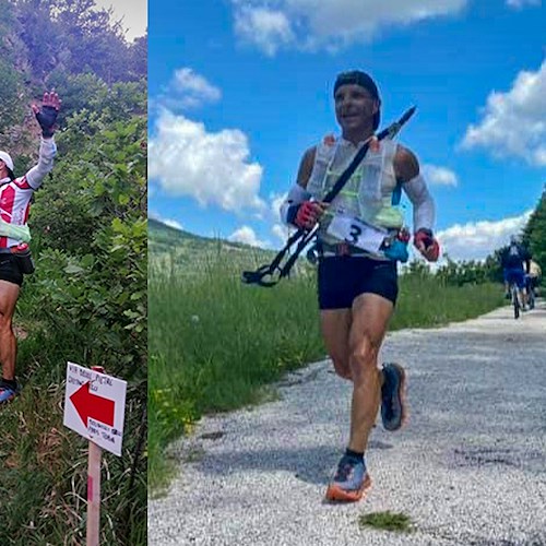 Impresa sportiva per Giuliano Ruocco all'Ultra Sky Marathon D'Abruzzo