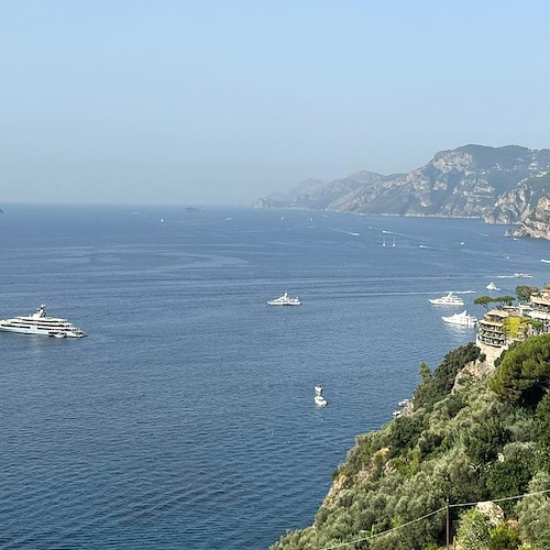 In Costa d’Amalfi arriva “Seven seas”, il super yacht appartenuto al regista Steven Spielberg<br />&copy; Massimiliano D'Uva