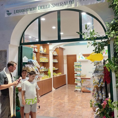 Inaugurazione ad Amalfi del nuovo punto vendita del Liquorificio dello Smeraldo