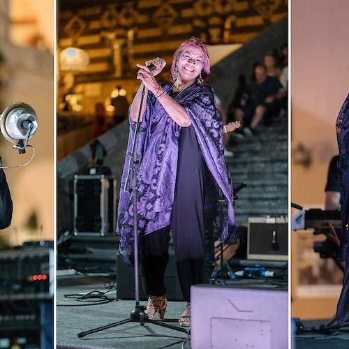 Joy Salinas incanta Amalfi con la magia della sua voce soul /Foto Michele Abbagnara