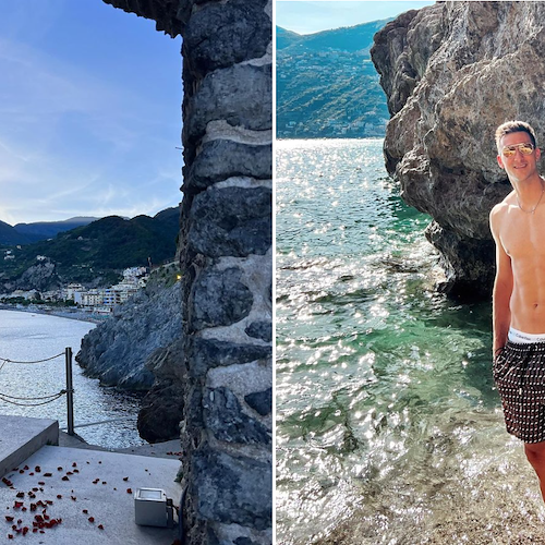 Juan Musso in Costa d'Amalfi, per il portiere dell'Atalanta vacanza romantica con la fidanzata in dolce attesa 