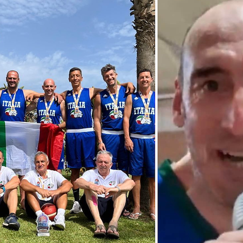 La Costa d'Amalfi si tinge d'azzurro con Giacinto Spinaccio, l'atleta 49enne è Campione d'Europa Over 45 
