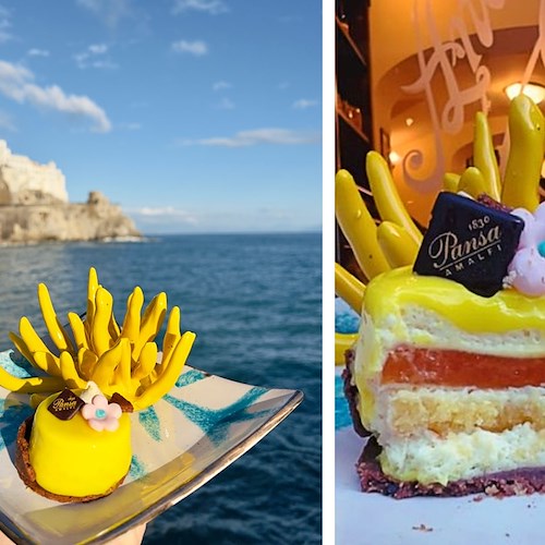 La Pasticceria Pansa di Amalfi dedica alle donne una "mimosa alternativa" dal cuore all'arancia