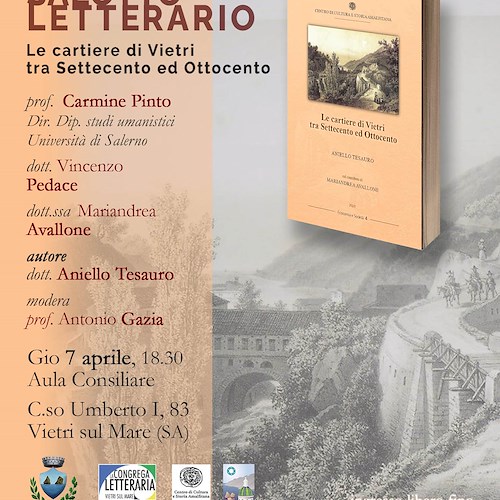 La storia delle cartiere di Vietri sul Mare, 7 aprile la presentazione del libro di Aniello Tesauro