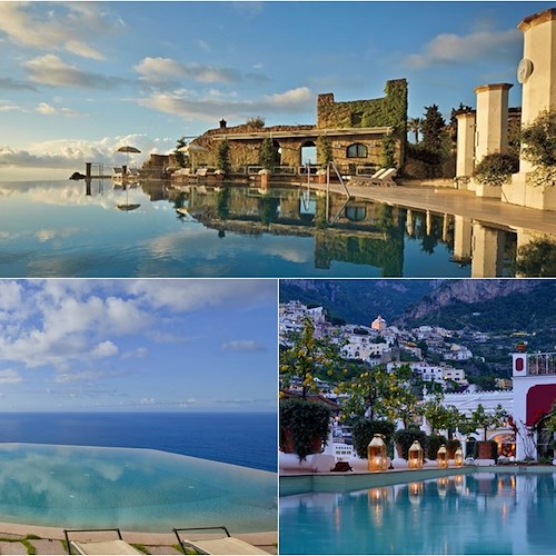 Le piscine del Caruso, del Santa Rosa e delle Sirenuse tra le migliori in Europa secondo “Haute Living”