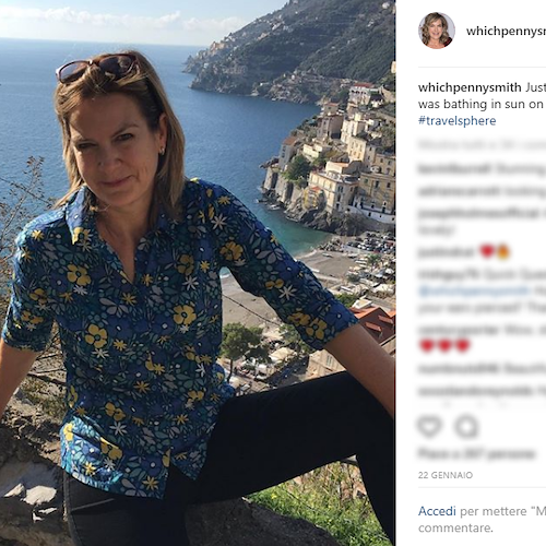 Limoni, vigneti e paesaggi mozzafiato: il viaggio della conduttrice TV Penny Smith in Costiera Amalfitana