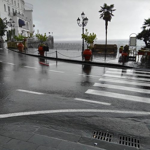 Maltempo in Costa d’Amalfi: Protezione Civile Campania emana allerta arancione 